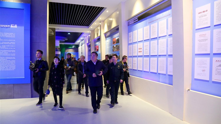 全國政協委員考察團蒞臨金徽股份考察綠色礦山建設工作